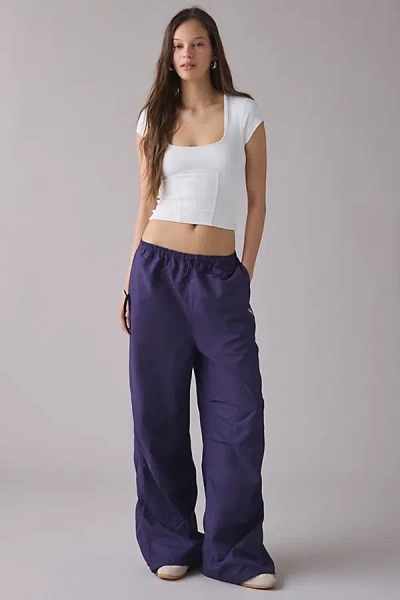 P.e Nation P. E Nation Puma Wardrobe Essentials Deep Plum Woven Balloon Pant In Deep Plum, Women's At Urban Out In Purple