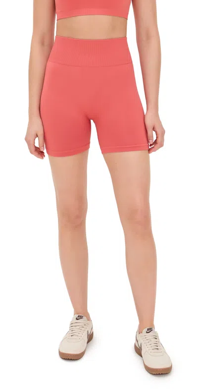 P.e Nation P. E Nation Restore Seamless 5 Bike Shorts Brick Red