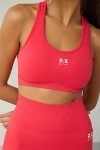 P.e Nation Restore Seamless Sports Bra In Red