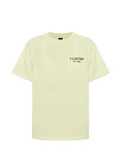 P.e Nation Phantom Relaxed T-shirt In Yellow