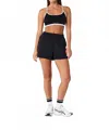 P.e Nation Pitlane Atheletic Short In Black In Black