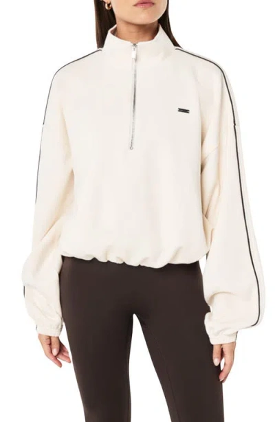 P.e Nation Precision Half Zip Top In Neutral
