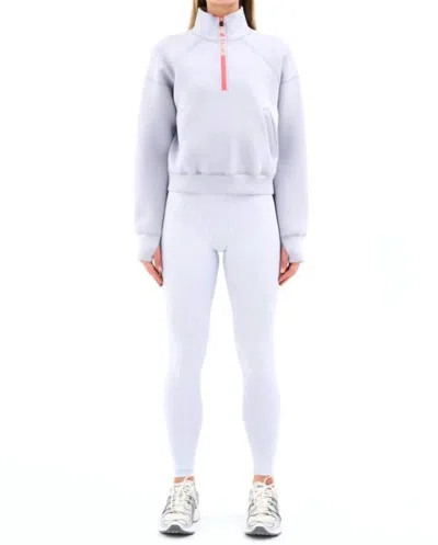 P.e Nation Pressback Sweat Top In White