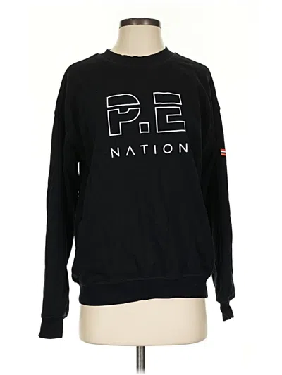 Pre-owned P.e Nation Pullover Sweater In Black