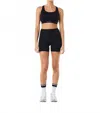 P.e Nation Recalibrate Bike Shorts In Black In Black