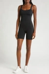 P.e Nation Recalibrate Unitard Contrasting-seam Jumpsuit In Black