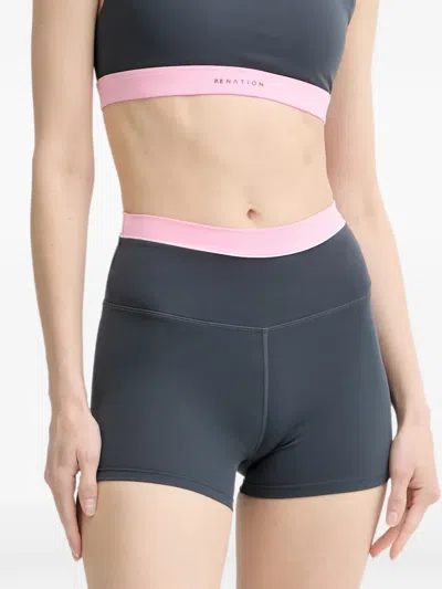 P.e Nation Reflect 3 Cycling Shorts In Gray