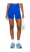 P.e Nation Restore Seamless 5 Bike Short In Blue