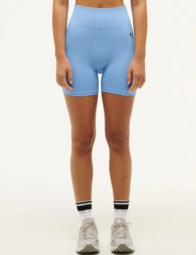 P.e Nation Restore Seamless 5" Bike Short In Blue