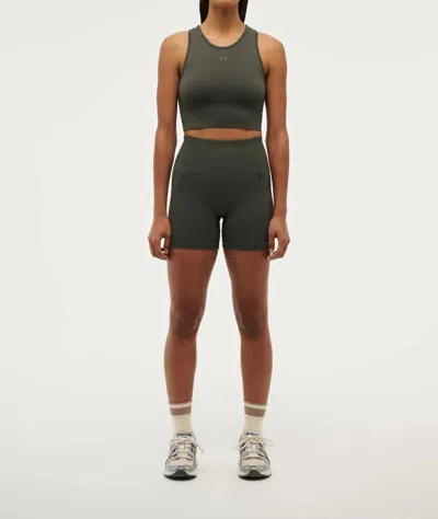 P.e Nation Restore Seamless Bike Short In Grey In Multi