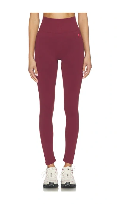 P.e Nation Restore Seamless Legging In Burgundy