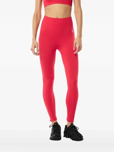 P.e Nation Restore Seamless Performance Leggings In Red