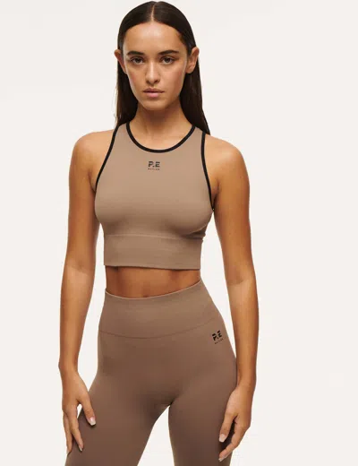 P.e Nation Restore Seamless Tank In Brown