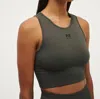 P.e Nation Restore Seamless Tank In Grey In Multi