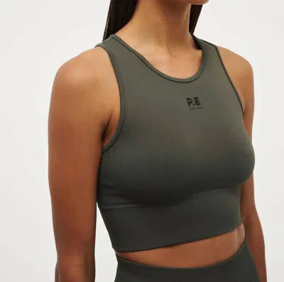 P.e Nation Restore Seamless Tank In Grey In Multi