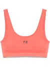 P.e Nation P. E Nation Restore Seamless Coop Bra Brick Red In Red