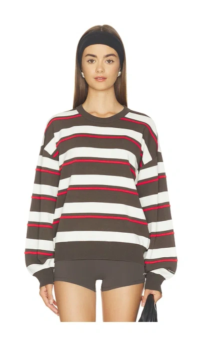 P.e Nation Retreat Stripe Sweater In Multi