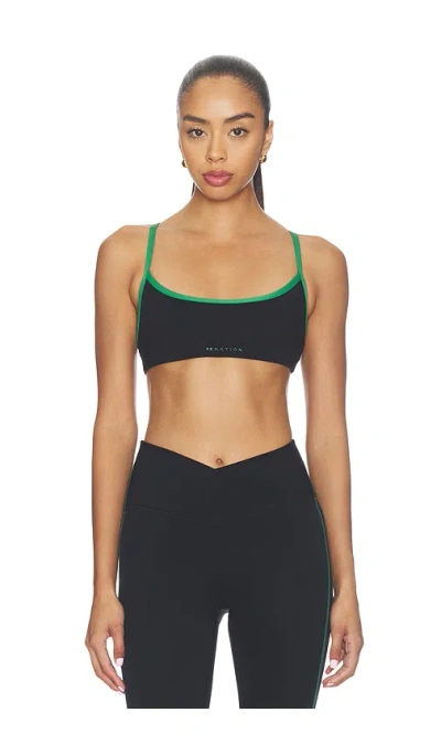 P.e Nation Reveal Sports Bra In Amazon Black