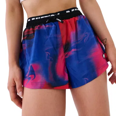 P.e Nation Rewind Short In Overlay Print In Multi