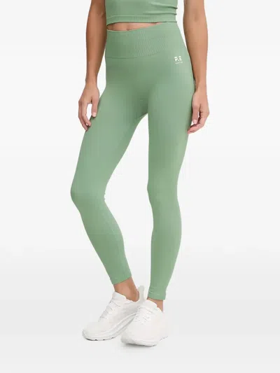 P.e Nation Ribbed Leggings In Green