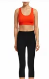 P.e Nation Rudimental Sports Bra In Cherry Tomato In Multi