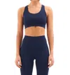 P.e Nation Rudimental Racerback Sports Bra In Blue