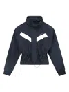 P.e Nation Shelter Chevron-detail Jacket In Blue