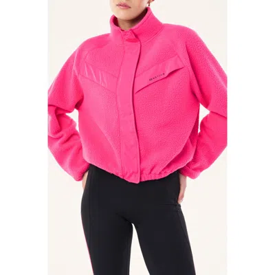 P.e Nation Shelter Fleece Jacket In Black