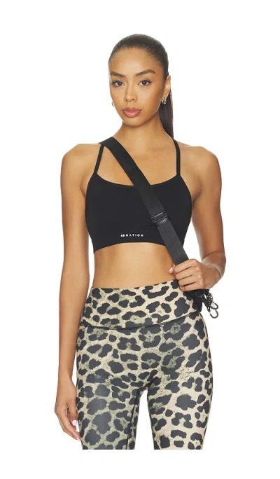 P.e Nation Signature Sports Bra In Black