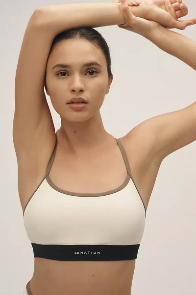 P.e Nation Signature Sports Bra In White