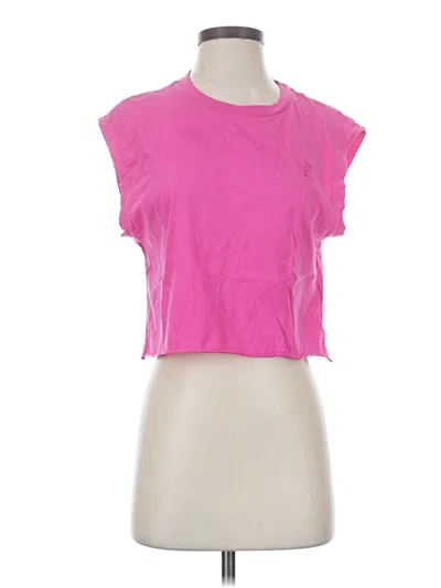 Pre-owned P.e Nation Sleeveless T-shirt In Pink