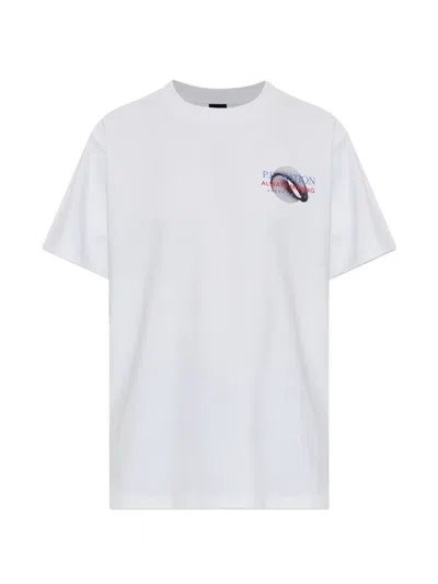 P.e Nation Snap Logo-print T-shirt In White