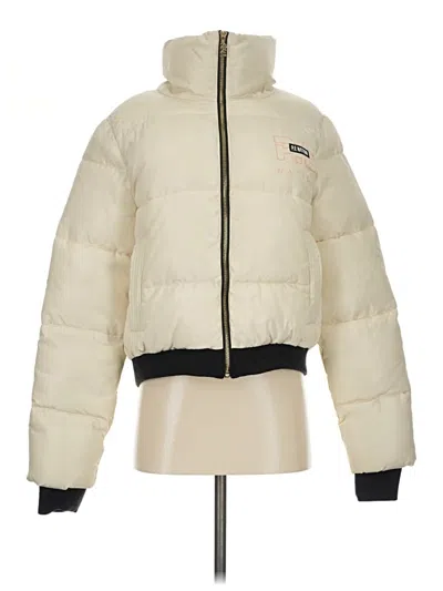 Pre-owned P.e Nation Snow Jacket In Ivory