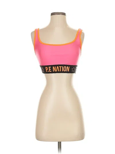 Pre-owned P.e Nation Sports Bra In Pink