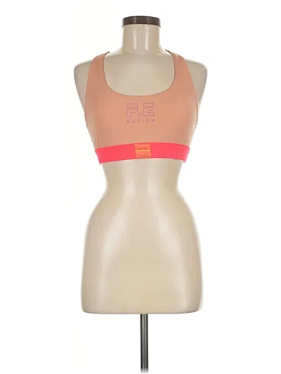 Pre-owned P.e Nation Sports Bra In Tan