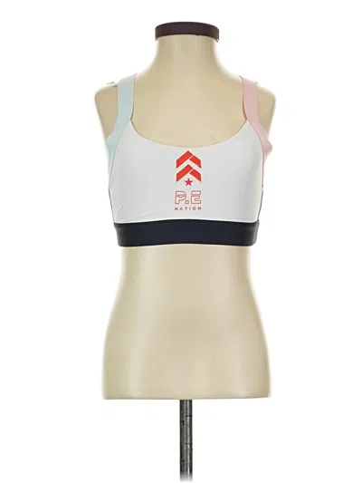 Pre-owned P.e Nation Sports Bra In White