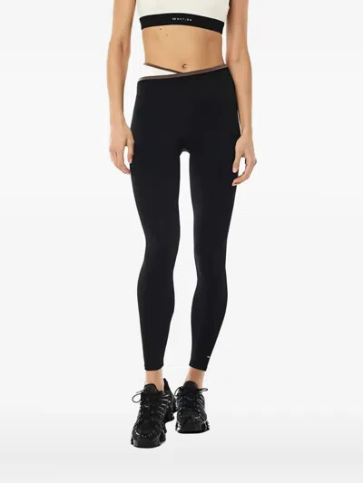 P.e Nation Status Logo Leggings In Black