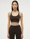 P.e Nation Stellar Sports Bra In Brown