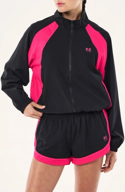 P.e Nation Stride Performance Jacket In Black