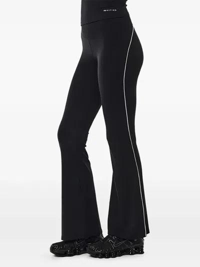 P.e Nation Stripe Full Length Trousers In Black
