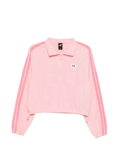 P.e Nation Striped Zip Jacket In Pink