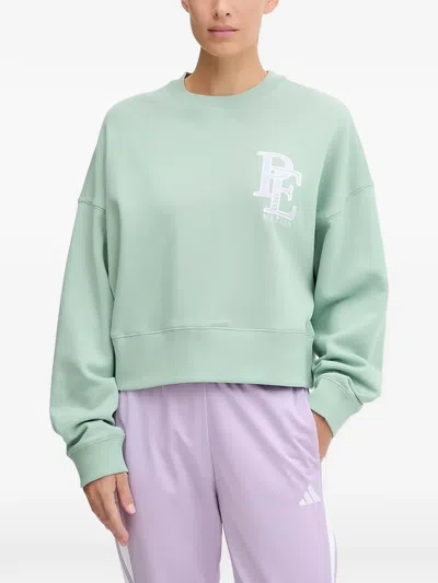 P.e Nation 서밋 스웨트 로고 자수 스웨트셔츠 In Green