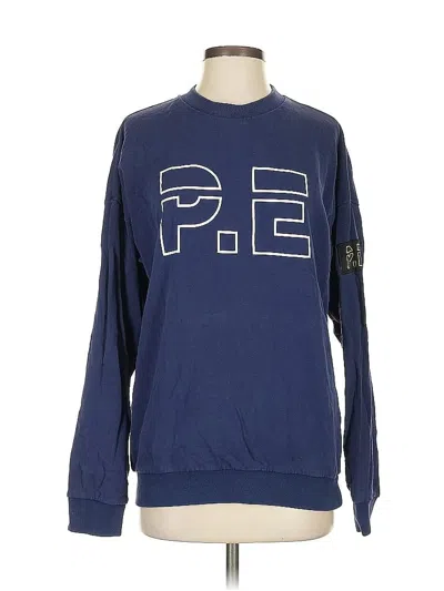 Pre-owned P.e Nation Sweatshirt In Blue
