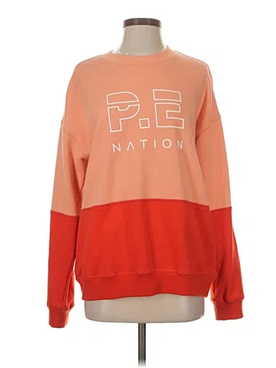 Pre-owned P.e Nation Sweatshirt In Orange