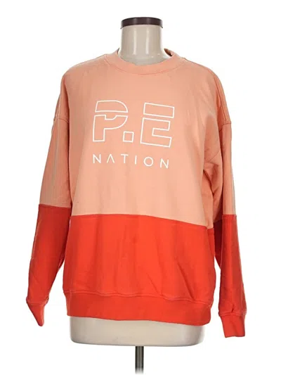 Pre-owned P.e Nation Sweatshirt In Orange