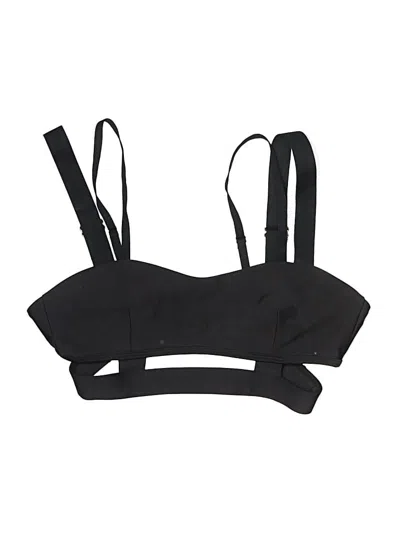 Pre-owned P.e Nation Swimsuit Top Black Swimwear