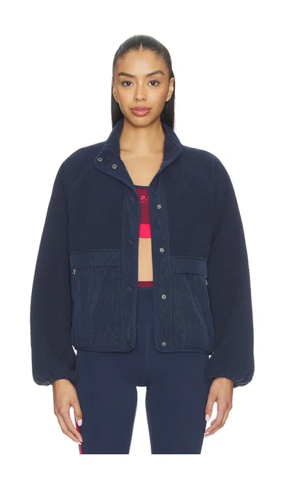P.e Nation Technique Quilt Jacket In Blue