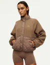 P.e Nation Technique Quilt Jacket In Brown