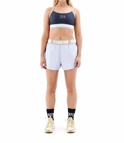 P.e Nation Terrain Short In Grey Dawn In Multi