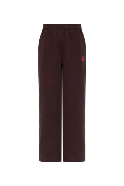 P.e Nation Tidal Logo-print Track Pants In Brown